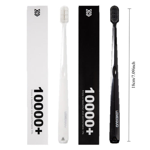 3pcs (Bulk) Soft Bristle Toothbrushes - 10,000+ Bristles per, Heavy-Duty Polypropylene-like Polybrush Bristles for Sensitive Teeth & Gums,- Care, Bulk Pack for Home,, or Use (Adult & Family