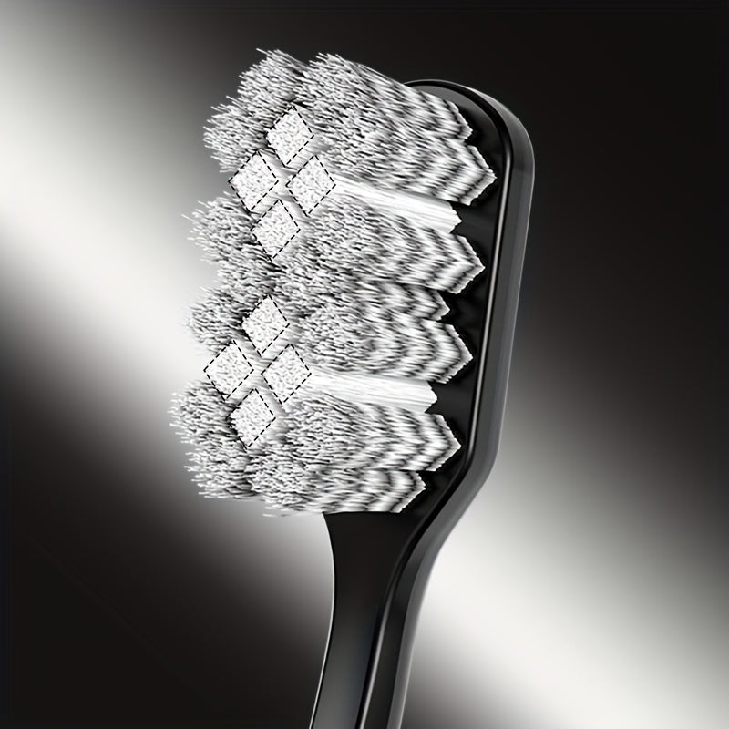 Heavy-Duty Stain Removal Toothbrush | Compatible for nicotine, Tea & Wine Stains - Hard Nylon Bristles for Adults, Full Teeth Brush - Oral Care Product