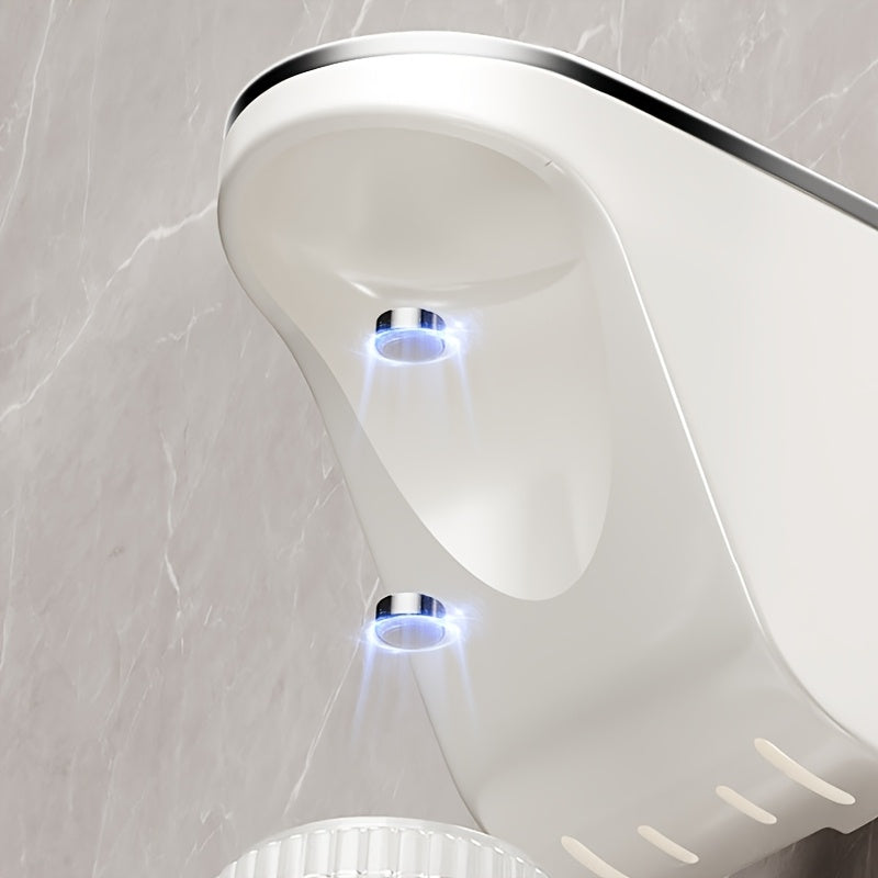 Magnetic Toothbrush Holder Magnetic Wall-Mounted Toothbrush and Toothpaste Holder with Rinse Cup - No Drilling Required, Ideal for Bathroom Organization, Plastic Construction