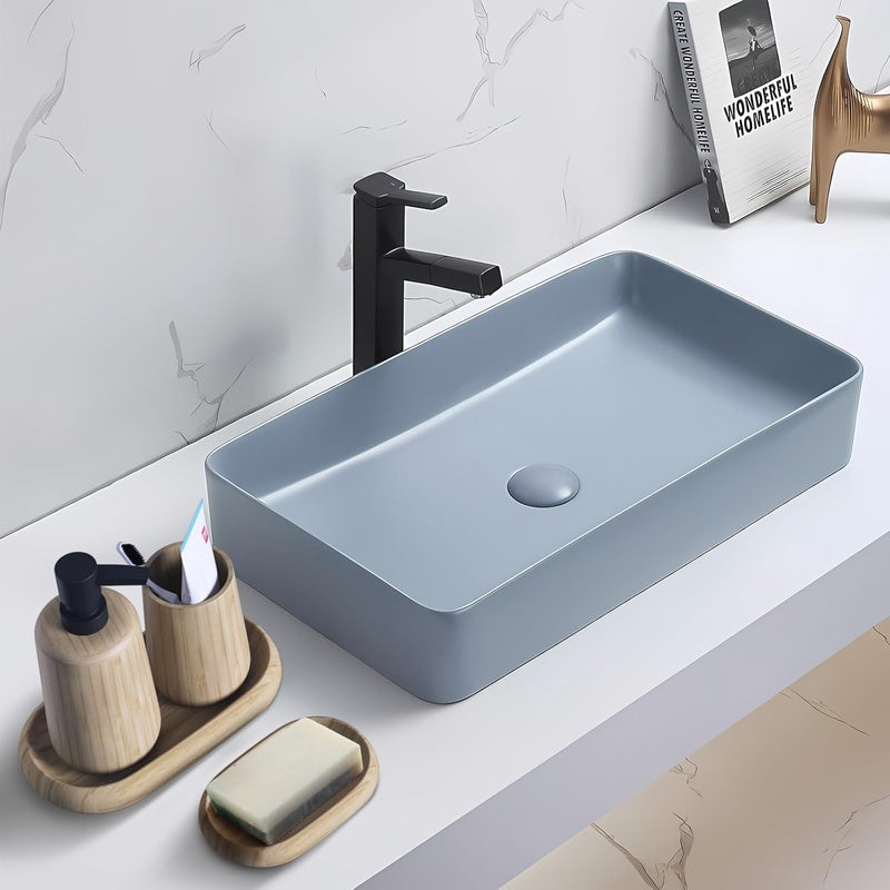 Bathroom Accessory Sets, 4PCS - Bamboo Soap Dish, Soap Dispenser, Tray, Mouthwash Cup for Home Office Hotel