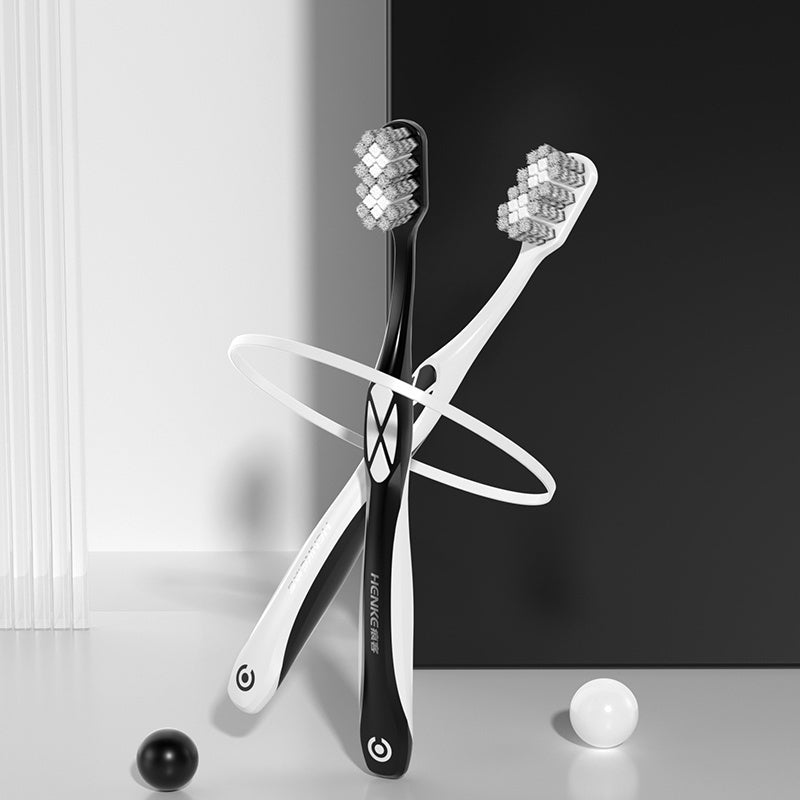 Heavy-Duty Stain Removal Toothbrush | Compatible for nicotine, Tea & Wine Stains - Hard Nylon Bristles for Adults, Full Teeth Brush - Oral Care Product