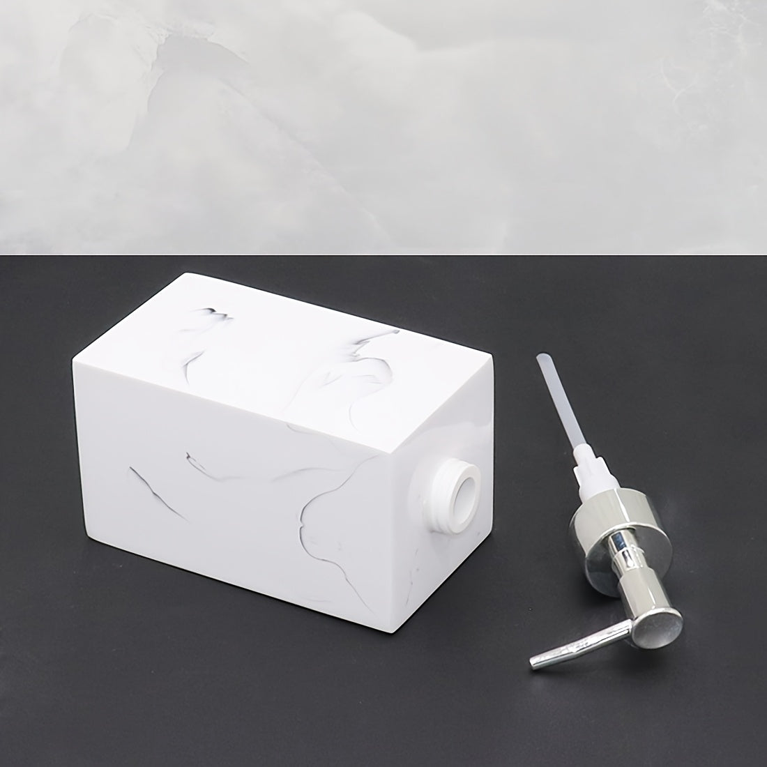 Bathroom Accessories Sample Room Decor: Bathroom Toiletry Set, Hand Soap Dispenser, Toothbrush Holder, Comb Holder, Bathroom Cup, Mouthwash Cup - A Very Beautiful Toiletry Set Decoration