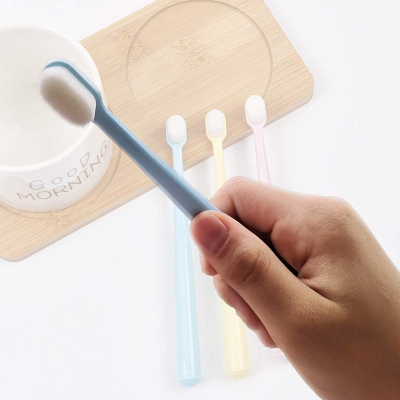 EasyHonor Extra Soft Toothbrush for Age 4 - 12 Years Old, with 10000 Soft Floss Bristle for Gum Care. ( 6pcs)