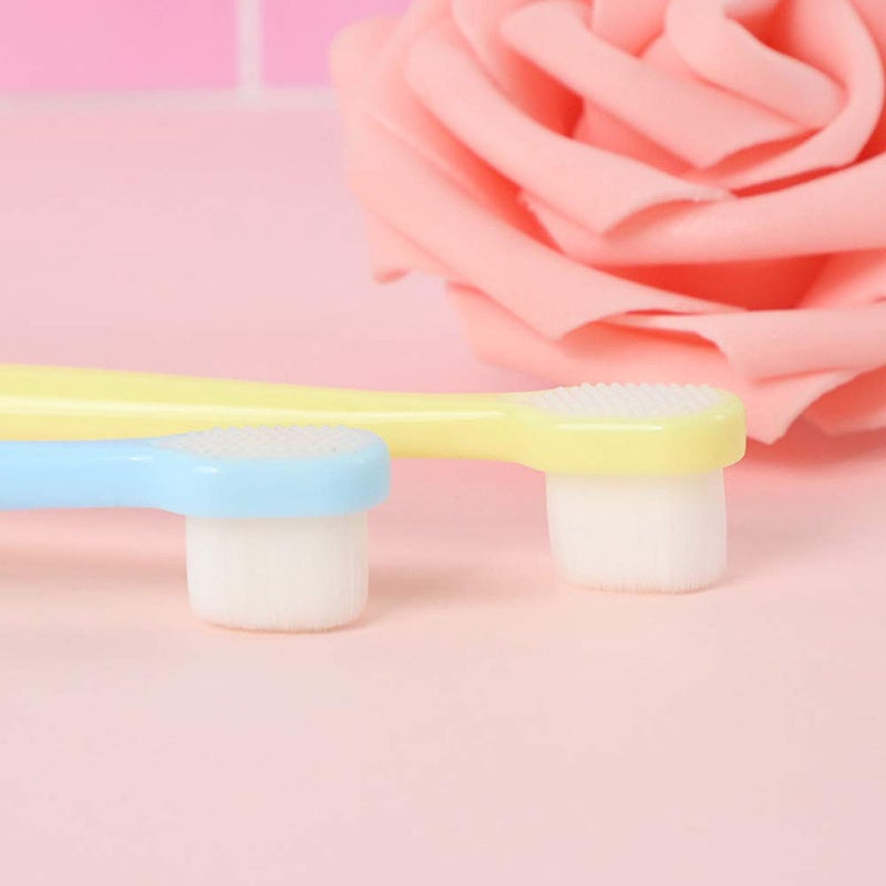 EasyHonor Extra Soft Toothbrush for Age 4 - 12 Years Old, with 10000 Soft Floss Bristle for Gum Care. ( 6pcs)