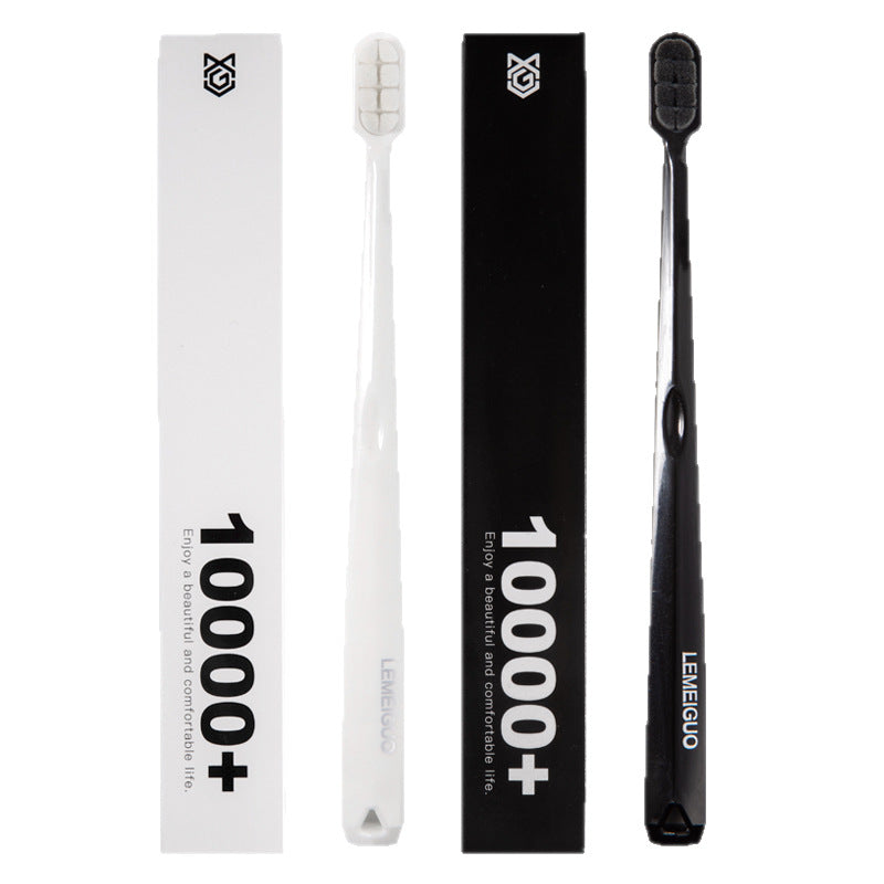 3pcs (Bulk) Soft Bristle Toothbrushes - 10,000+ Bristles per, Heavy-Duty Polypropylene-like Polybrush Bristles for Sensitive Teeth & Gums,- Care, Bulk Pack for Home,, or Use (Adult & Family