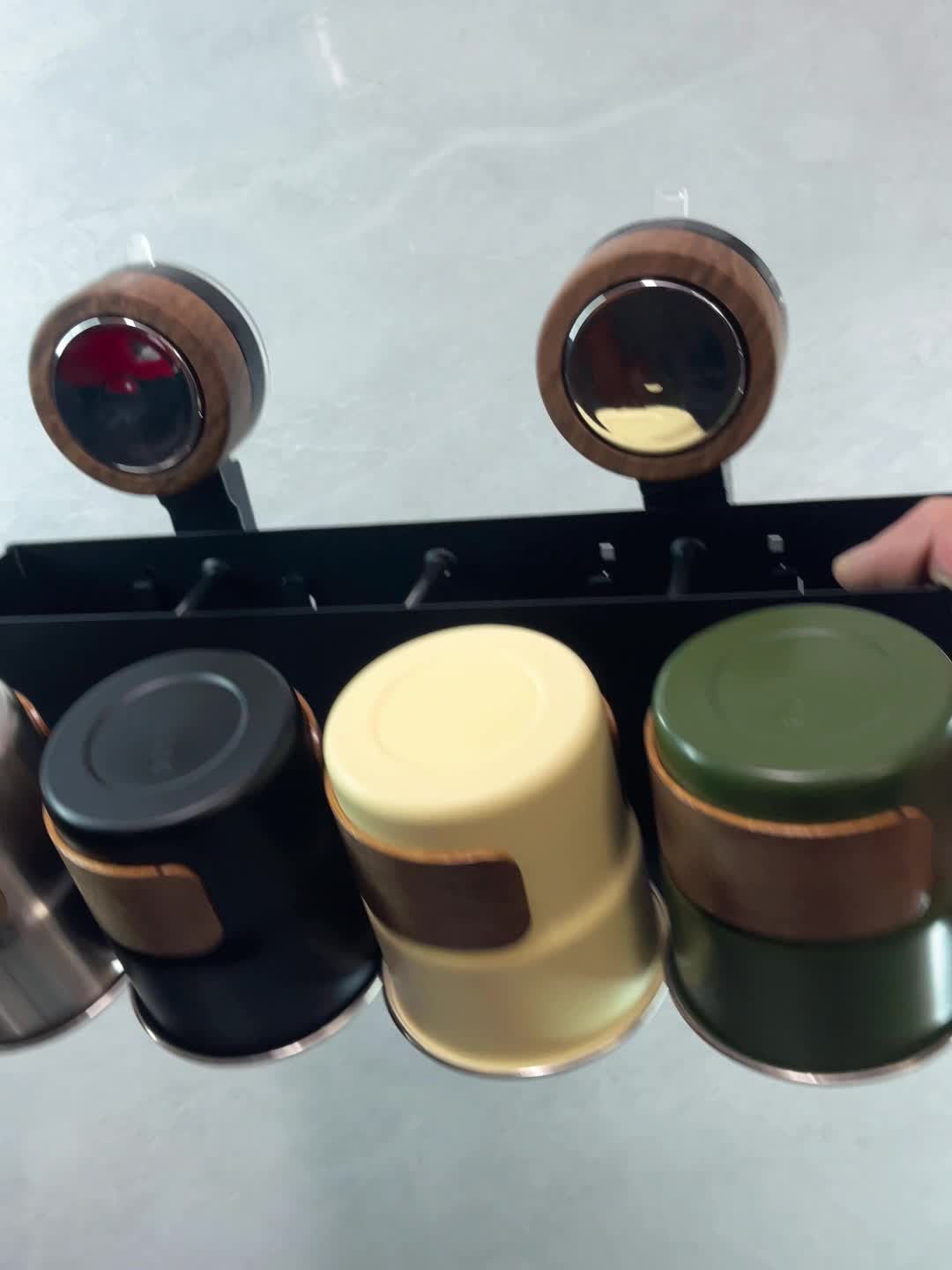 Modern Toothbrush Holder Modern Wall-Mounted Toothbrush Holder | Suction Cup\u002FDrill-Free | Bathroom Storage Shelf | Ideal Gift for Christmas Halloween